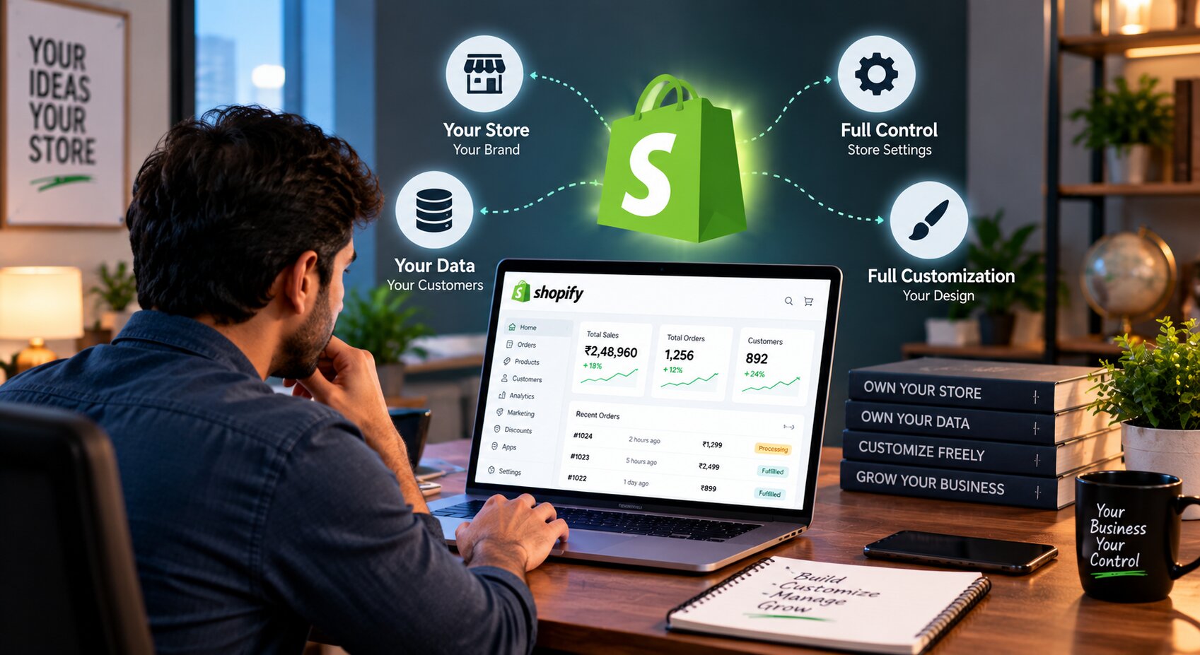 WooCommerce versus Shopify cost control customization and maintenance comparison