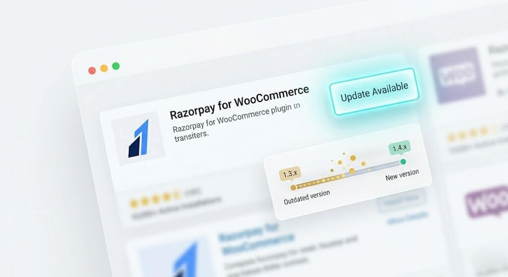 WooCommerce plugin update