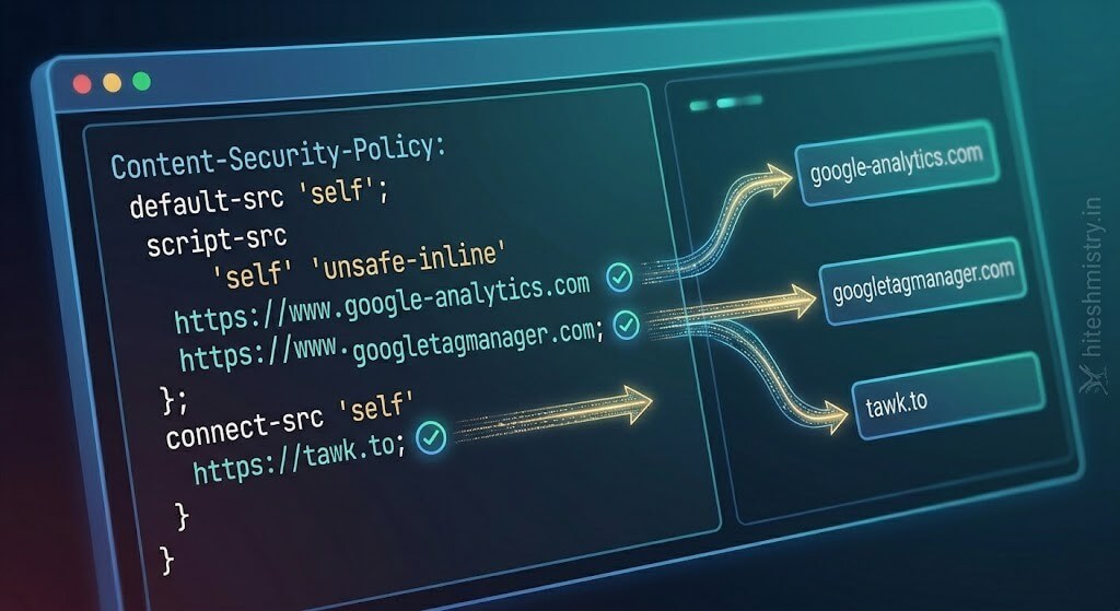 Content security policy example