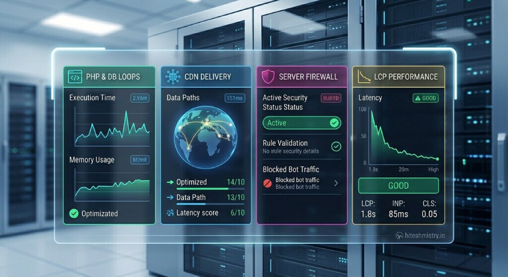 Server optimization dashboard
