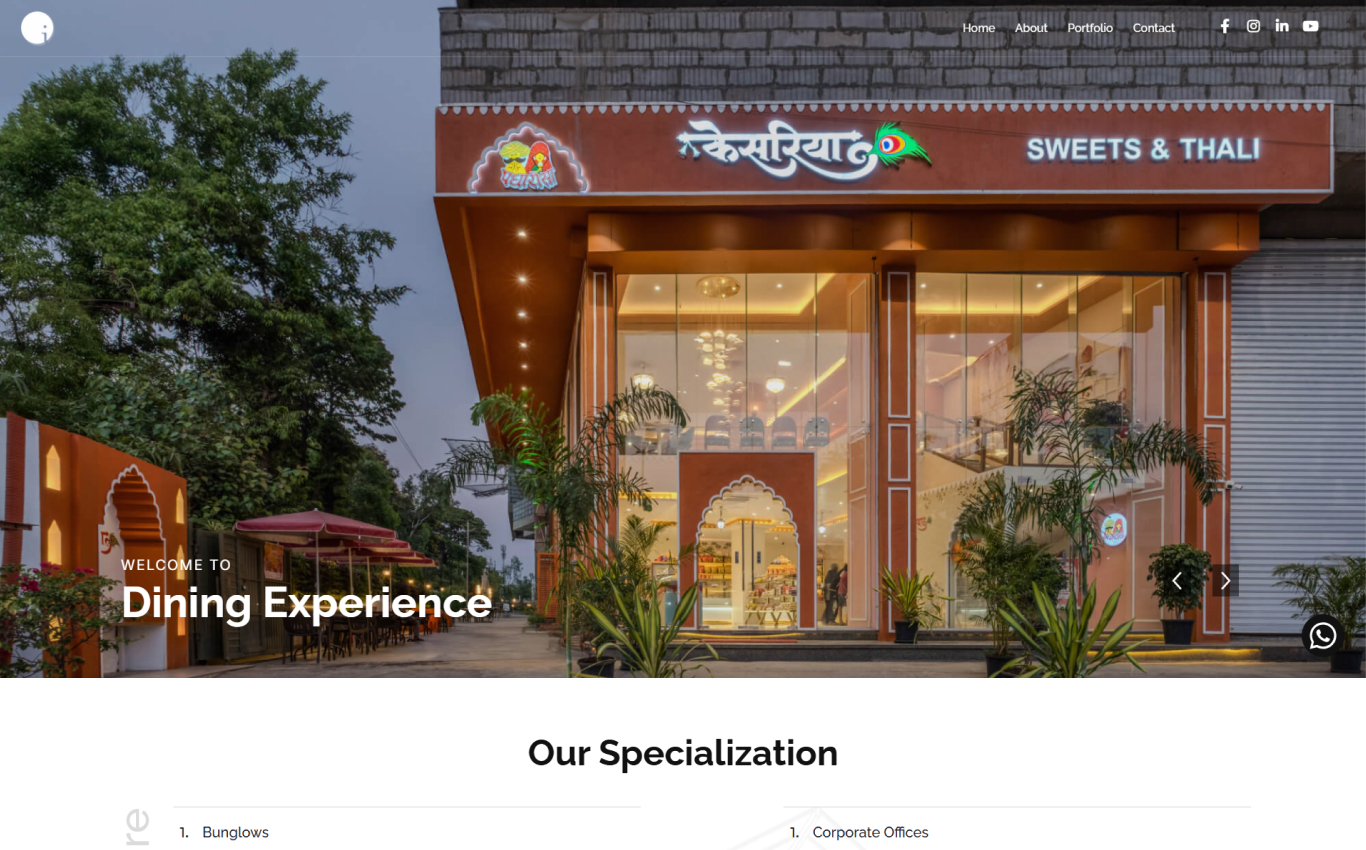 Homepage Experience